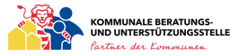 Logo Kommunales Beratungszentrum Hessen zeigt den Hessen-Löwen, der Häuser und Menschen partnerschaftlich umarmt - Zurück zur Startseite