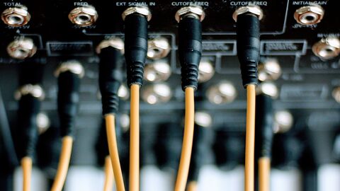 Digitalisierung Anschlüsse, die zu einem Rechenzentrum gehören.