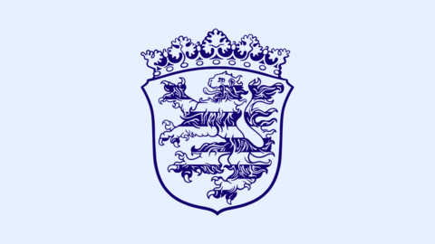 Der Hessen-Löwe.